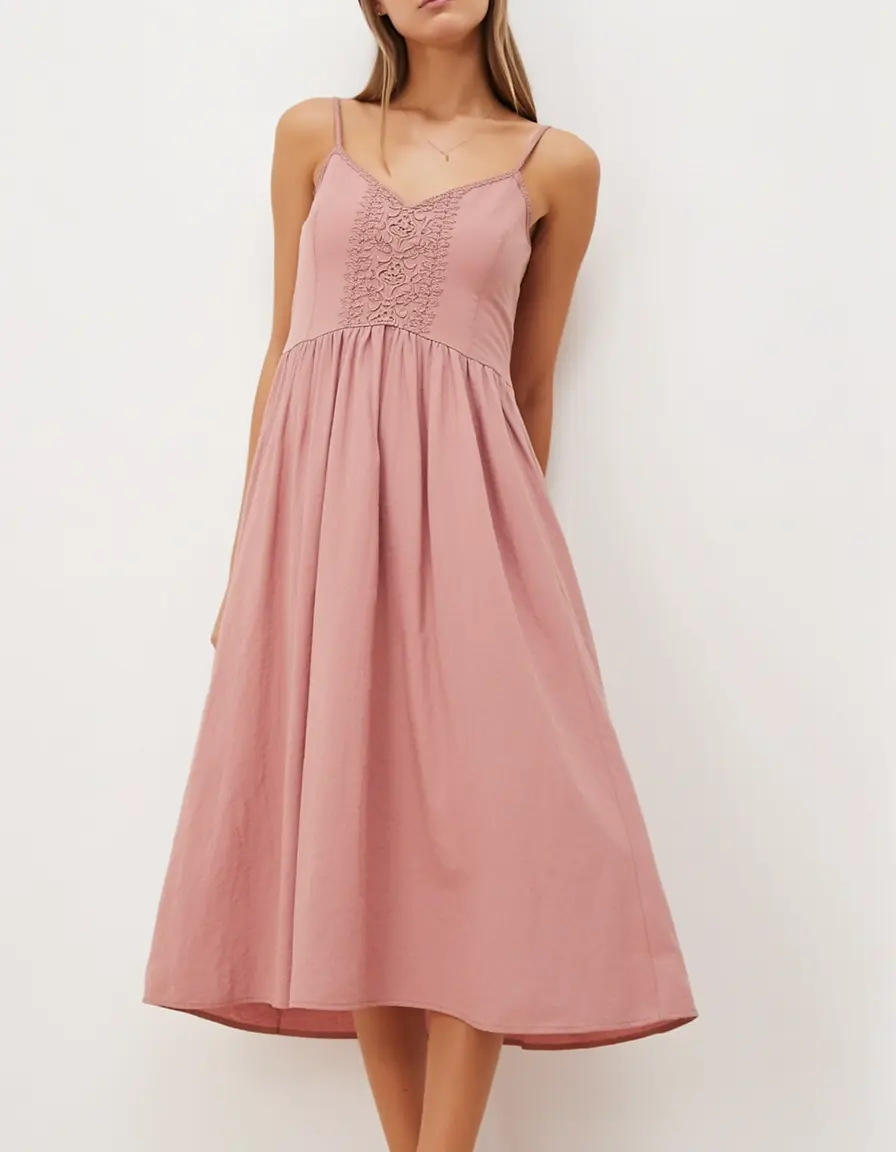 Staubrosa Sommerkleid für heiße Tage