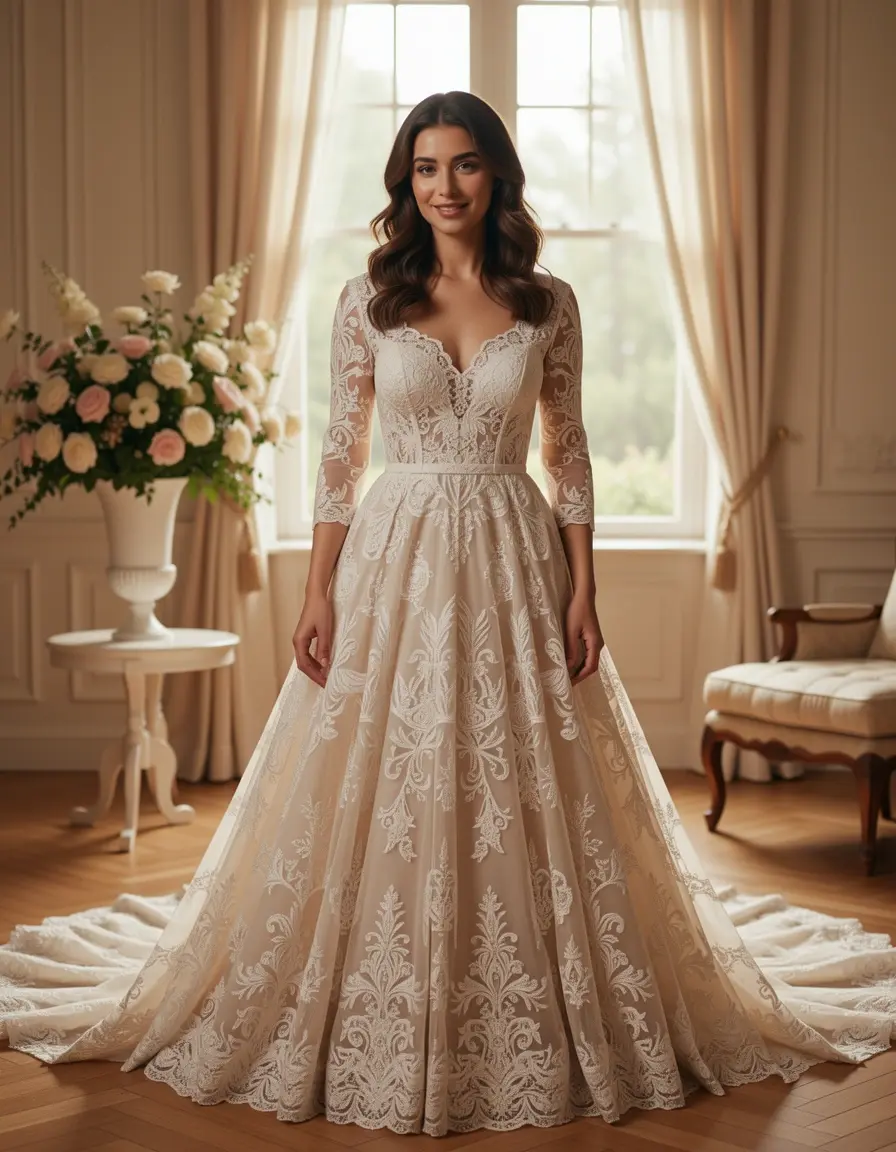 Romantic Lace Dress schöne Kleider