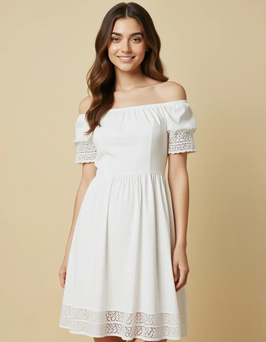 Off-Shoulder Dress schulterfrei
