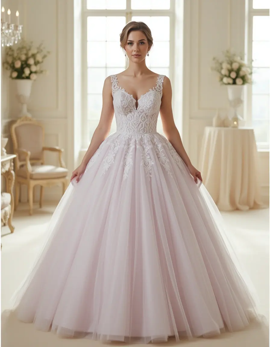 Tulle Ball Gown Princess