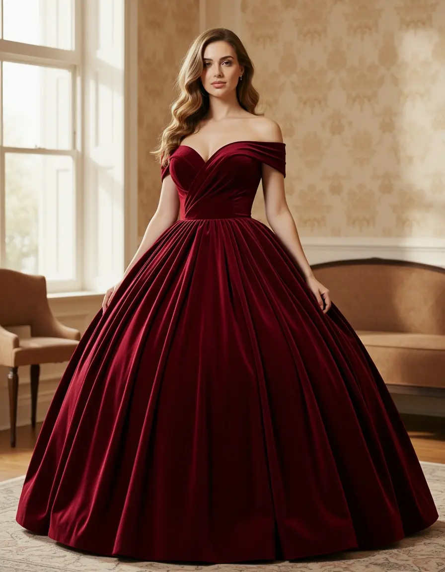 Velvet Ball Dress Rich