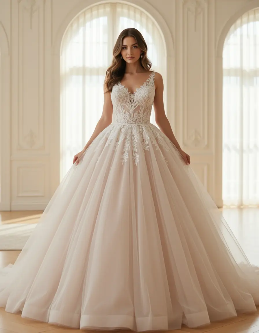 Organza Ball Gown Voluminous