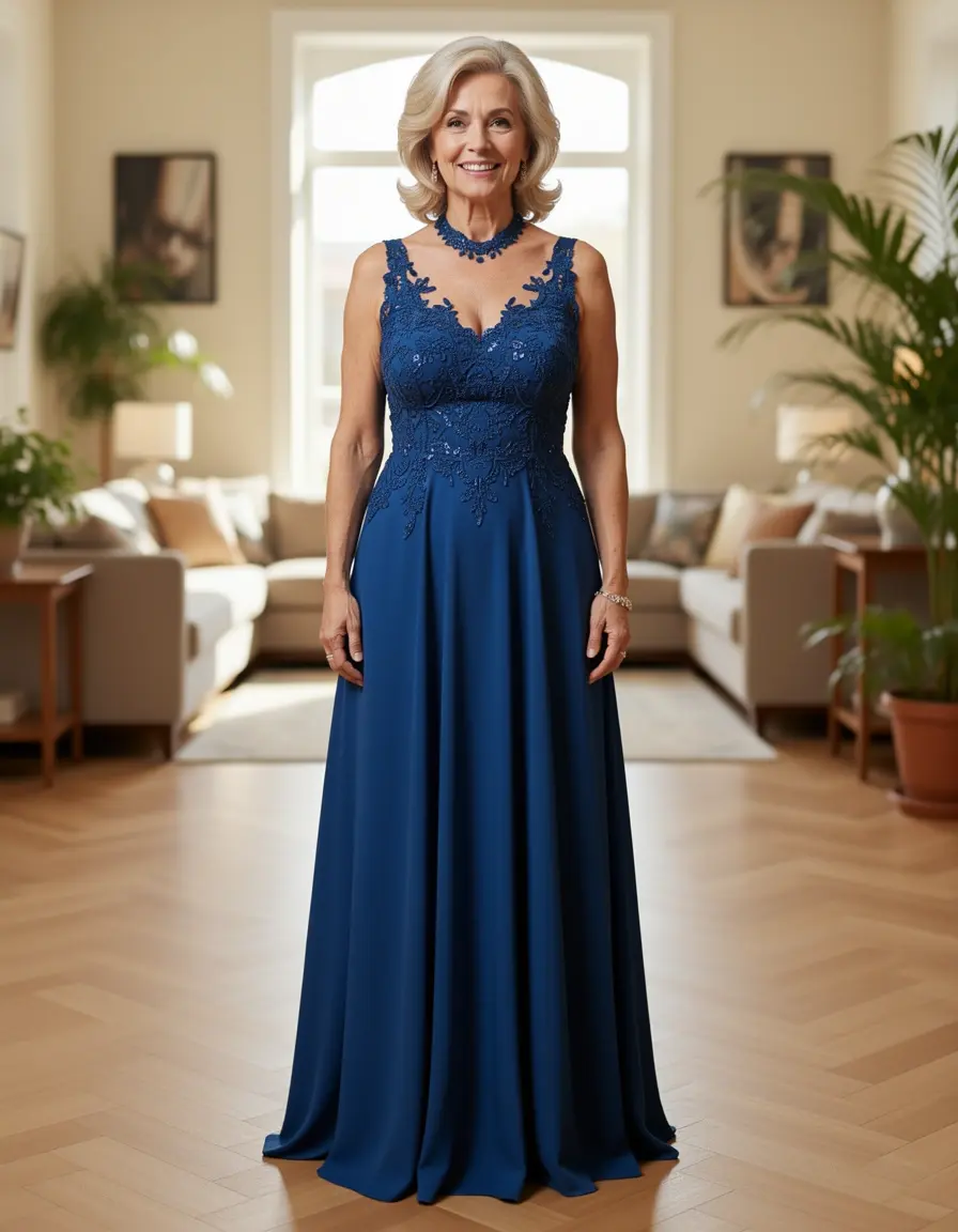Sophisticated Maxi Kleid für Frauen über 50