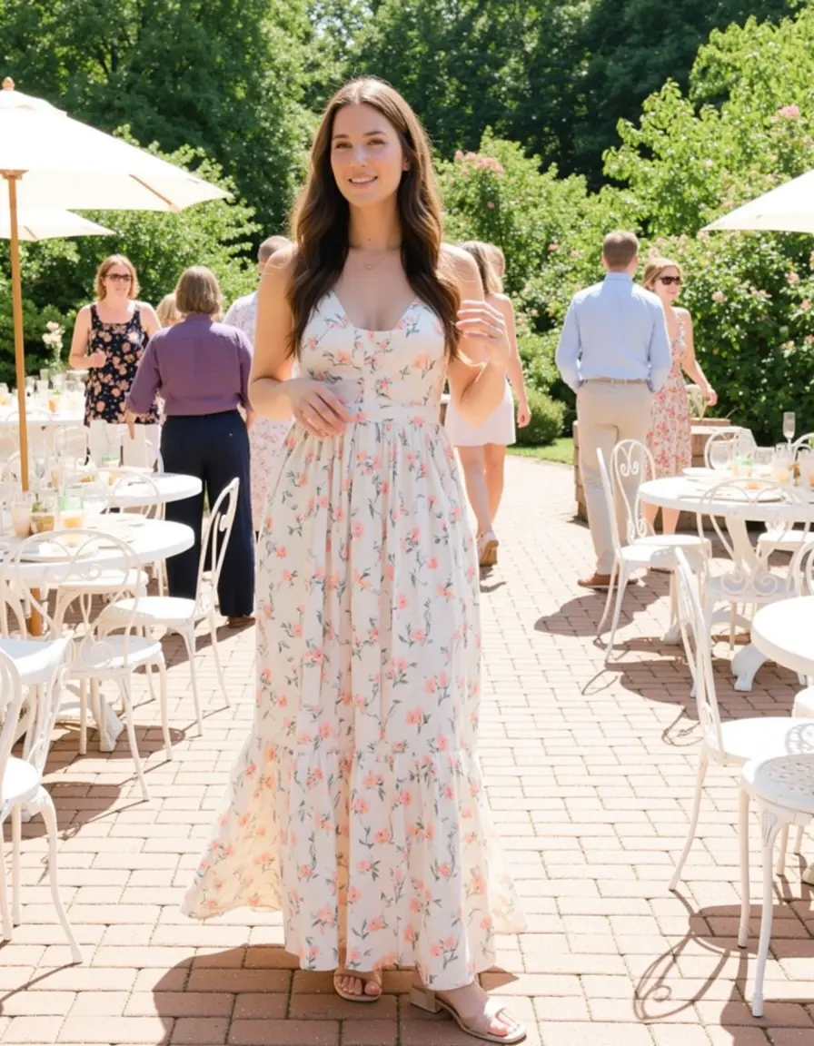 Breezy Guest Maxi Kleid Sommer