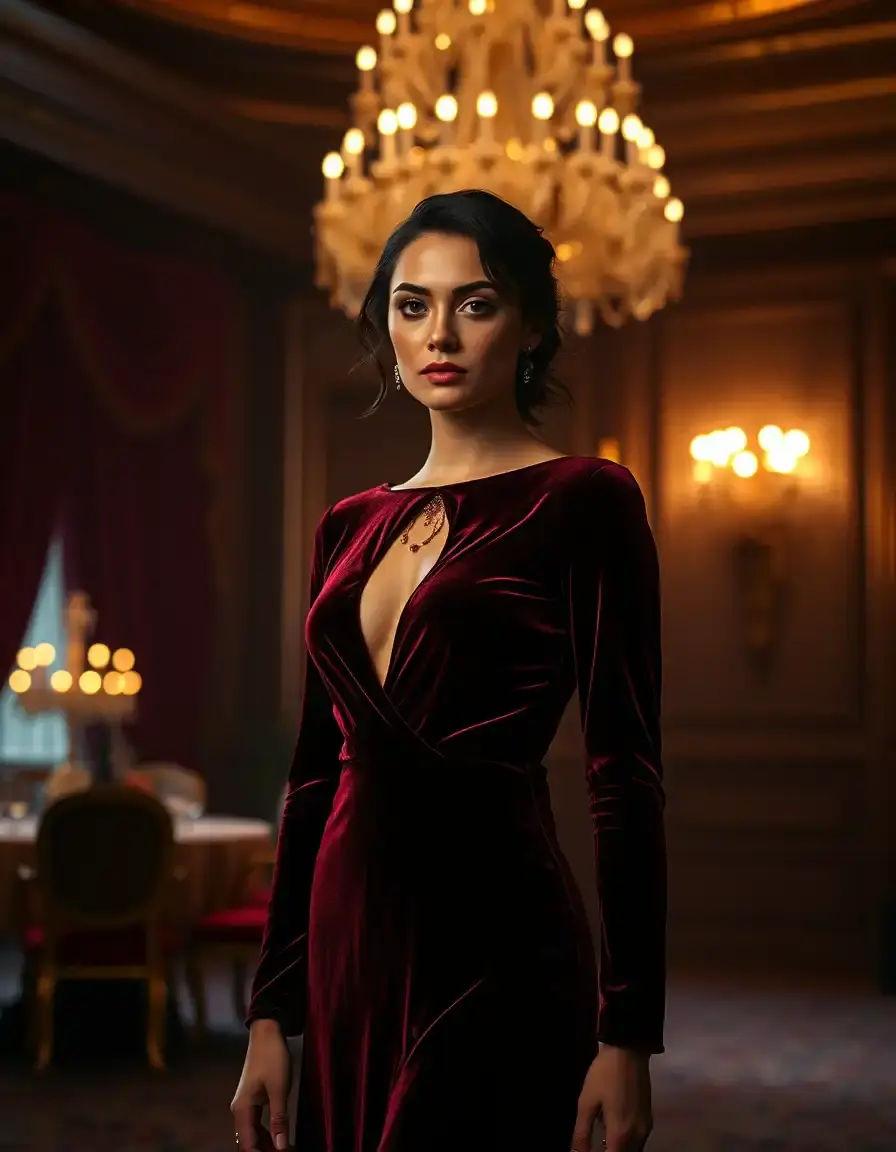 Long-Sleeve Festive Dresses: Covered and Celebratory